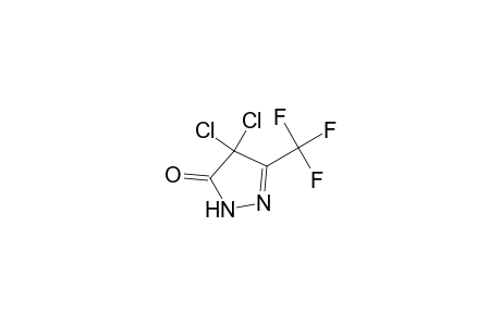 4,4-DICHLORO-5-(TRIFLUOROMETHYL)-5-PYRAZOLIN-3-ONE