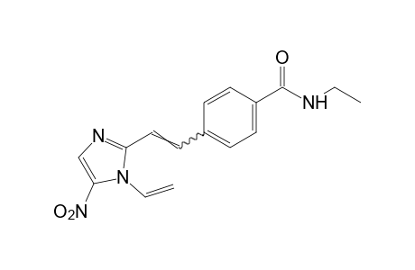 N-ethyl-p-[2-(5-nitro-1-vinylimidazol-2-yl)vinyl]benzamide