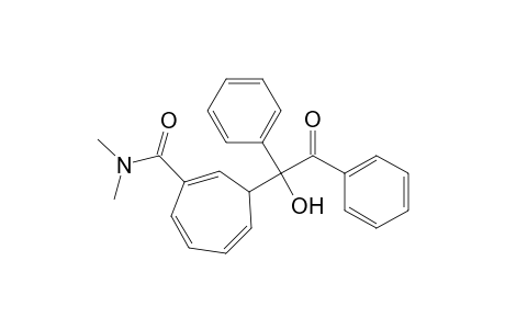 3-(1-hydroxy-2-oxo-1,2-diphenylethyl)-N,N-dimethyl-1,4,6-cycloheptariene-1-carboxamide