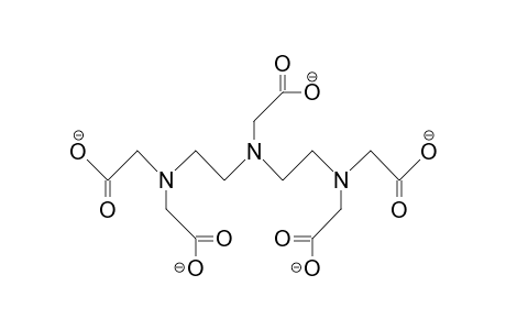 Diethylenetriamine pentaacetic acid, pentaanion