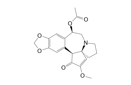 (3AS*,9-BETA)-(+/-)-9-ACETOXYCEPHALOTAXIN-1-ONE