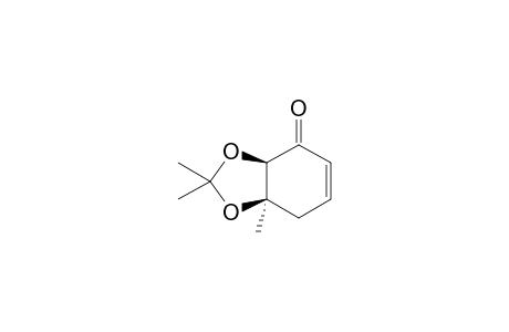 (3aR,7aR)-2,2,7a-trimethyl-3a,7-dihydro-1,3-benzodioxol-4-one