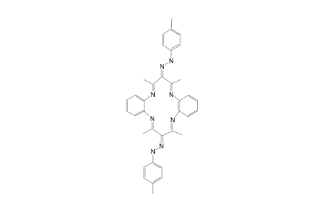 7,16-BIS-(4-METHYLPHENYLAZO)-6,8,15,17-TETRAMETHYLDIBENZO-[B,I]-[1,4,8,11]-TETRAAZACYCLOTETRADECINE