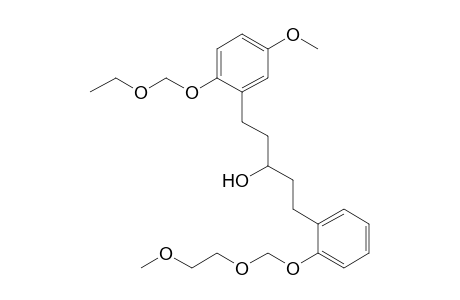 1-[2-(Ethoxymethoxy)-5-methoxyphenyl]-5-[2-((2-methoxyethoxy)methoxy)phenyl]pentan-3-ol