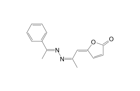 2(5H)-Furanone, 5-[2-[(1-phenylethylidene)hydrazono]propylidene]-