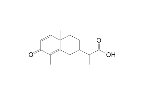 2-(4a,8-Dimethyl-7-oxo-1,2,3,4,4a,7-hexahydronaphthalen-2-yl)-propionic acid