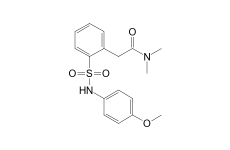 2-[2-(N-(4-Methoxyphenylsulfamoyl)]phenyl-N,N-dimethylacetamide