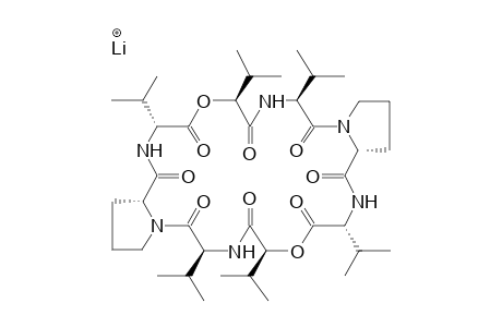 CYCLO[-(D-VAL-L-PRO-L-VAL-D-HYI)2-]-LITHIUM CATION