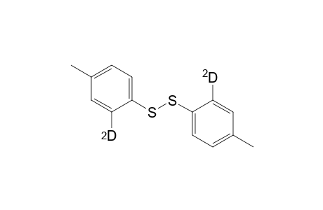 bis(2-deuterio-4-methylphenyl)disulfide