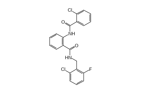 2-chloro-2'-[(2-chloro-6-fluorobenzyl)carbamoyl]benzanilide