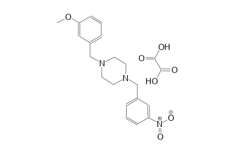 1-(3-methoxybenzyl)-4-(3-nitrobenzyl)piperazinediium oxalate