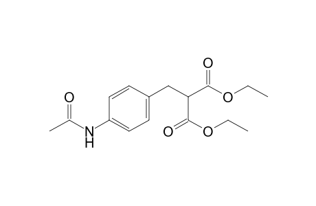 (p-acetamidobenzyl)malonic acid, diethyl ester