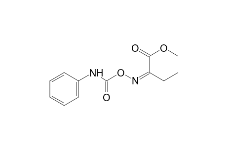 2-oxobutyric acid, methyl ester, O-(phenylcarbamoyl)oxime
