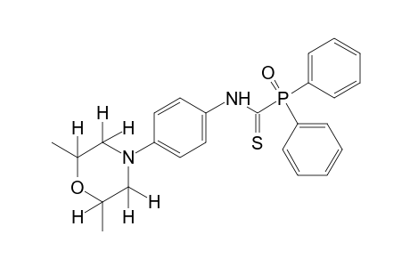 4'-(2,6-dimethylmorpholino)-1-(diphenylphosphinyl)thioformanilide