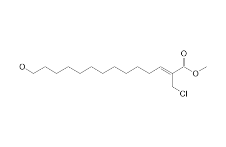 Methyl 14-hydroxy-2-chloromethyl-2(Z)-tetradecenoate