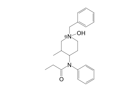 Isofentanyl (3-methyl-)-M/artifact (N-oxide) MS2