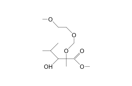 (2RS, 3RS)-2,4-Dimethyl-2-(2'-[methoxy-ethoxy]-methoxy)-3-hydroxy-pentanoic acid, methyl ester