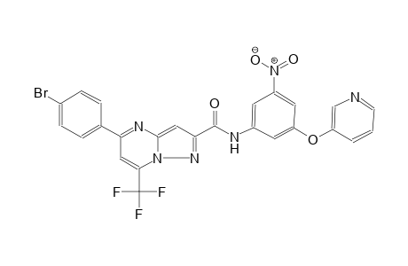 5-(4-bromophenyl)-N-[3-nitro-5-(3-pyridinyloxy)phenyl]-7-(trifluoromethyl)pyrazolo[1,5-a]pyrimidine-2-carboxamide