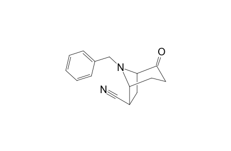 8-Benzyl-2-oxo-8-azabicyclo[3.2.1]octane-6-endo-carbonitrile