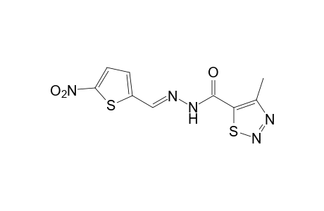 4-methyl-1,2,3-thiadiazole-5-carboxylic acid, (5-nitro-2-thenylidene)hydrazide