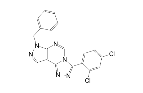7-benzyl-3-(2,4-dichlorophenyl)-7H-pyrazolo[4,3-e][1,2,4]triazolo[4,3-c]pyrimidine