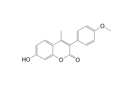 2H-1-benzopyran-2-one, 7-hydroxy-3-(4-methoxyphenyl)-4-methyl-