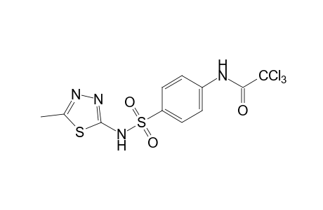 4'-[(5-methyl-1,3,4-thiadiazol-2-yl)sulfamoyl]-2,2,2-trichloroacetanilide