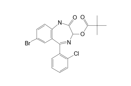 2,2-Dimethyl-propionic acid 7-bromo-5-(2-chloro-phenyl)-2-oxo-2,3-dihydro-1H-benzo[E][1,4]diazepin-3-yl ester