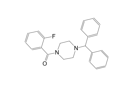 1-Benzhydryl-4-(2-fluorobenzoyl)piperazine