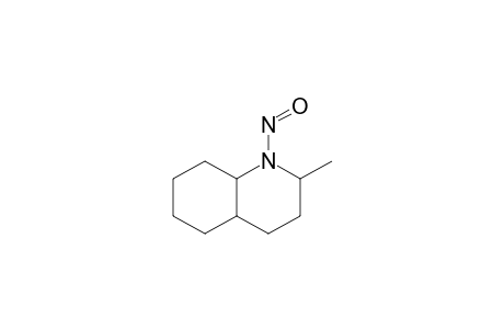 N-NITROSO-2-ALPHA-METHYL-CIS-DECAHYDROQUINOLINE;ANTI-CONFORMATION