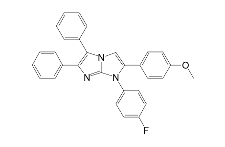 1H-Imidazo[1,2-a]imidazole, 1-(4-fluorophenyl)-2-(4-methoxyphenyl)-5,6-diphenyl-