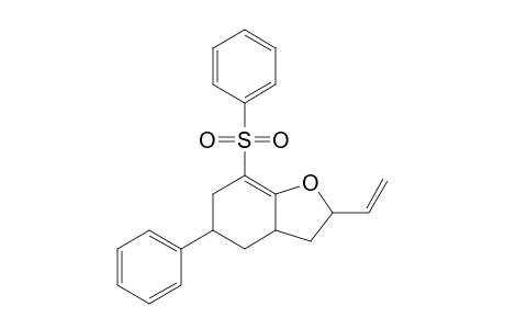 5-Phenyl-7-phenylsulfonyl-2-vinyl-2,3,3a,4,5,6-hexahydro-2,3-benzofuran