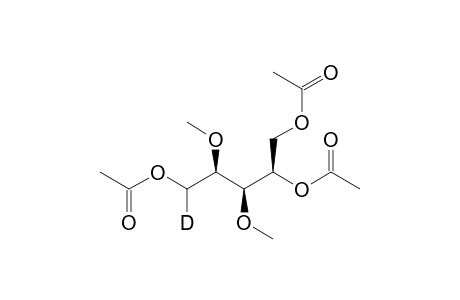 1,4,5-tri-O-acetyl-(1-deuterio)-2,3-di-O-methyl-D-arabinitol