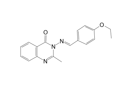 3H-Quinazolin-4-one, 3-[(4-ethoxybenzylidene)amino]-2-methyl-