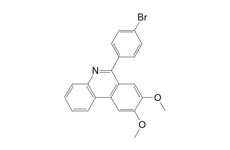 6-(4-Bromophenyl)-8,9-dimethoxyphenanthridine