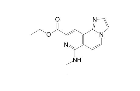 7-(ethylamino)-9-imidazo[2,1-a][2,6]naphthyridinecarboxylic acid ethyl ester