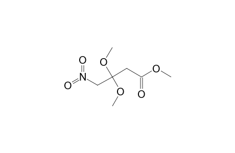 3,3-Dimethoxy-4-nitrobutyric acid, methyl ester