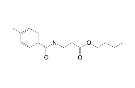 .beta.-Alanine, N-(4-methylbenzoyl)-, butyl ester