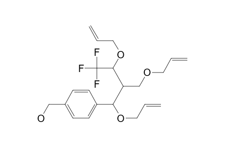 4-[1',3'-Diallyloxy-2'-(allyloxymethyl)-4',4',4'-trifluorobutyl]benzene-methanol