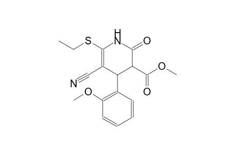 3-pyridinecarboxylic acid, 5-cyano-6-(ethylthio)-1,2,3,4-tetrahydro-4-(2-methoxyphenyl)-2-oxo-, methyl ester