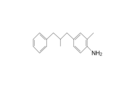 Benzenamine, 2-methyl-4-(2-methyl-3-phenylpropyl)-