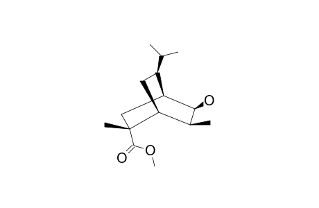 (-)-METHYL-(1R,2R,4S,5S,6S,8S)-5-HYDROXY-8-ISOPROPYL-2,6-DIMETHYLBICYCLO-[2.2.2]-OCTANE-2-CARBOXYLATE