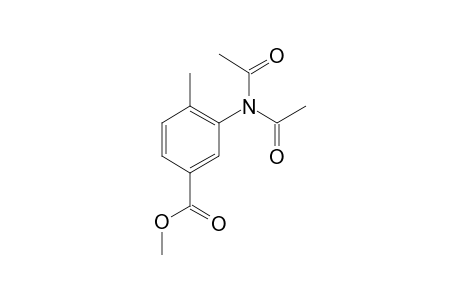 Methyl 3-(N-acetylacetamido)-4-methylbenzoate