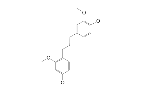 1-(4'-HYDROXY-2'-METHOXYPHENYL)-3-(3''-METHOXY-4''-HYDROXYPHENYL)-PROPANE