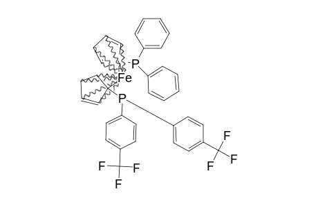 1-DIPHENYLPHOSPHINO-1'-BIS-(4-TRIFLUOROMETHYLPHENYL)-PHOSPHINOFERROCENE