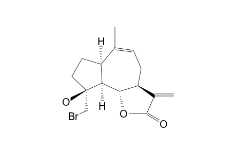 1-A-H,5-A-H-GUAI-9,11(13)-DIEN-12,6-A-OLIDE,15-BROMO-4-B-HYDROXY