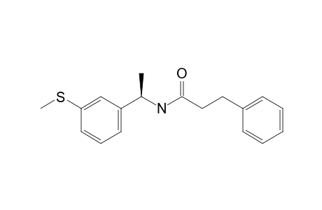 N-{(R)-1-[3-(Methylsulfanyl)phenyl]ethyl}-3-phenyl-1-propanamide