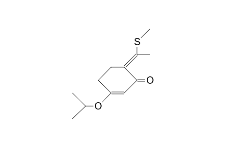 (E)-3-Isopropyloxy-6-(1-methylthio-ethylidene)-cyclohex-2-enone