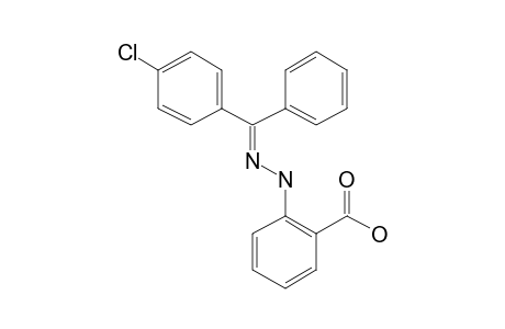 Benzophenone, 4-chloro-, (2-carboxyphenyl)hydrazone