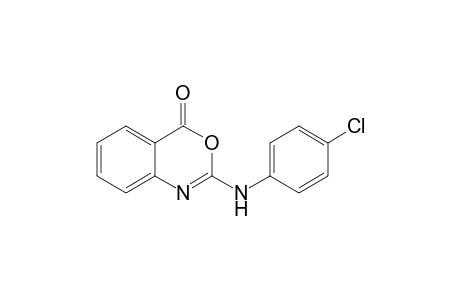 2-(4-CHLOROPHENYLAMINO)-4H-3,1-BENZOXAZIN-4-ONE